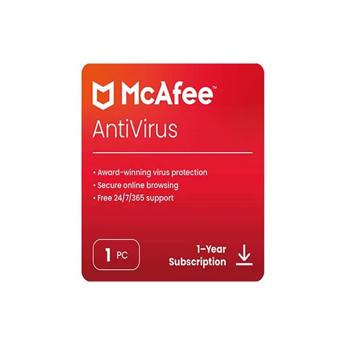 McAfee AntiVirus Protection | 1 PC – 2026 product image
