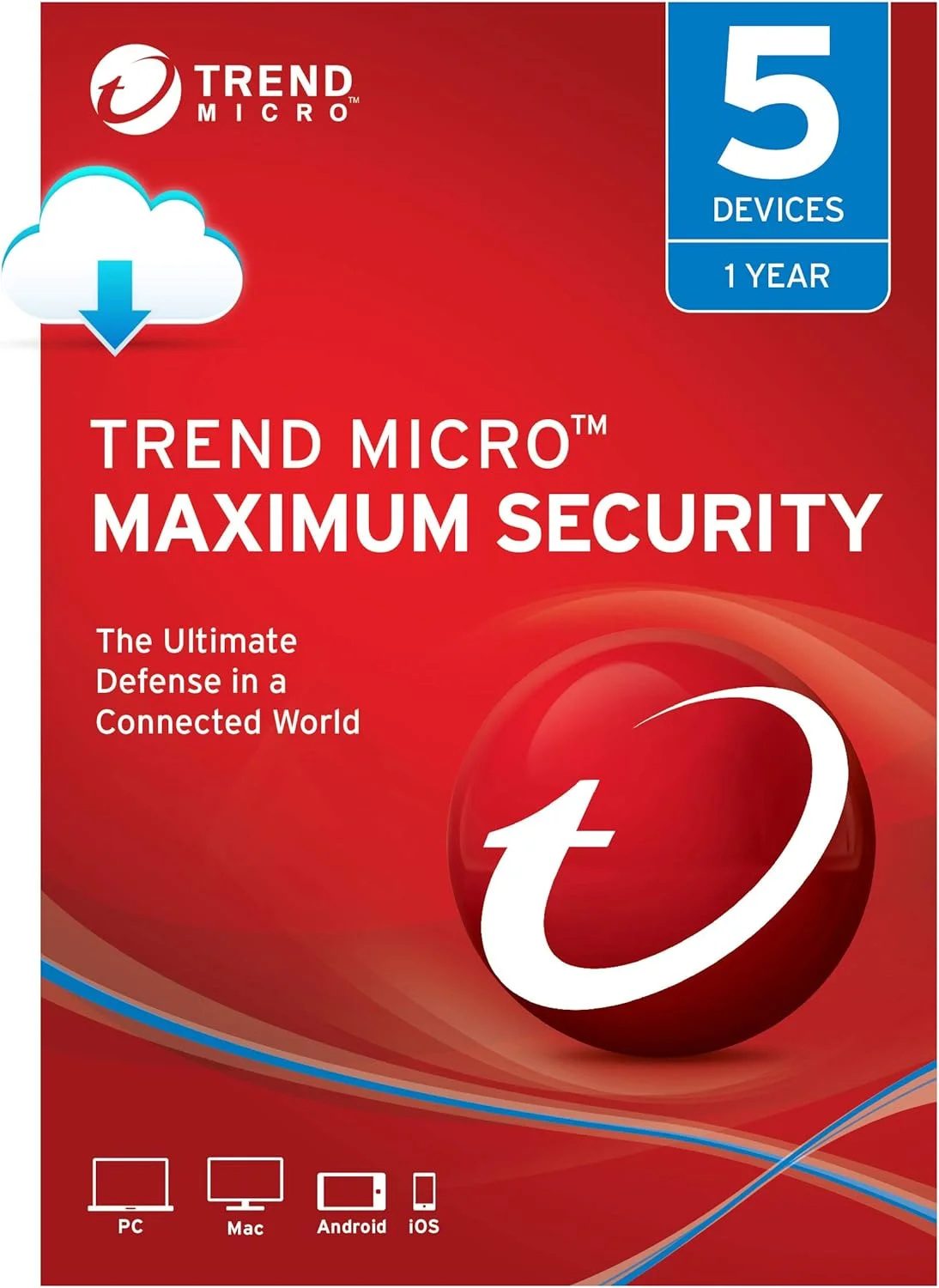 Trend Micro Maximum Security 5 User product image
